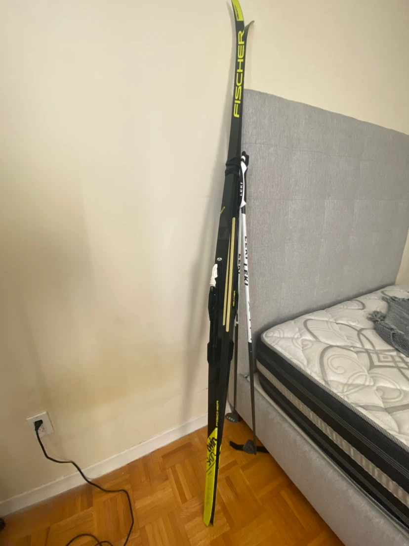 Fischer Skis with Poles