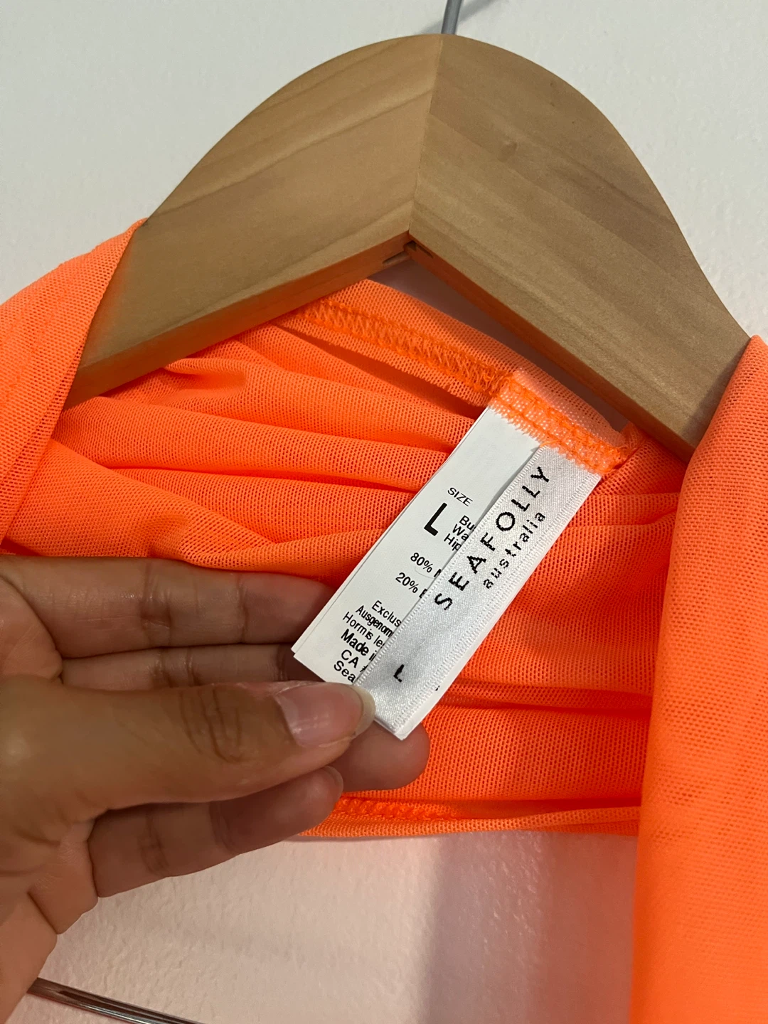 SEAFOLLY Orange Mesh Coverup - L - photo 2