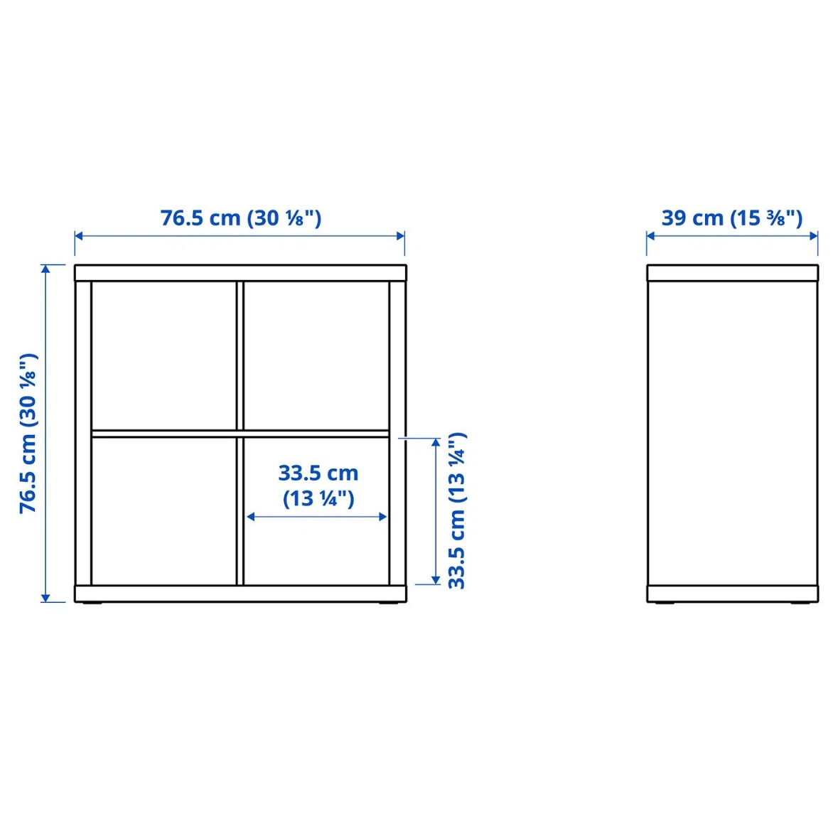 IKEA KALLAX Shelf Unit - White - photo 2
