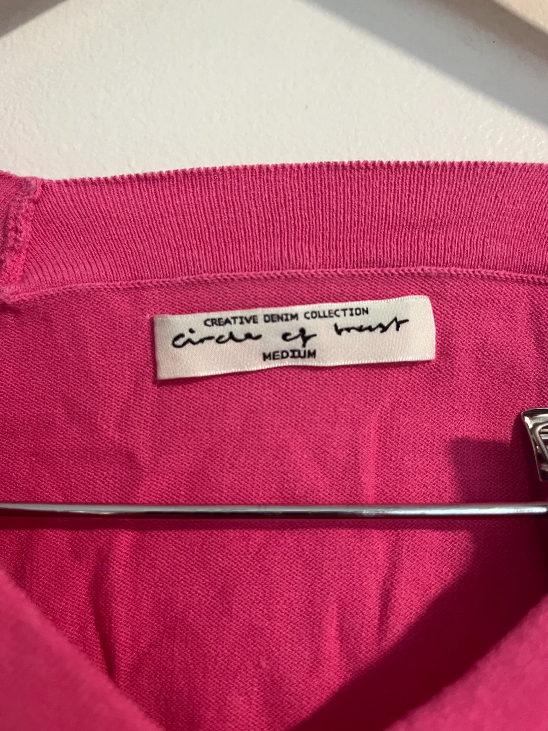 Pink V-Neck Sweater - Medium - photo 4