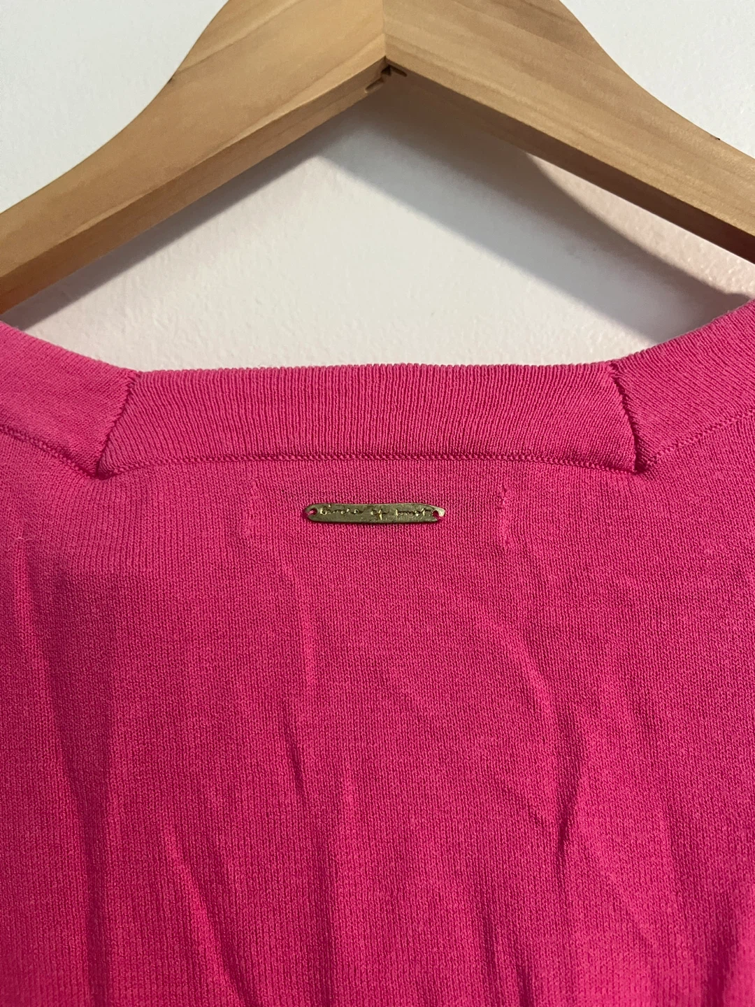 Pink V-Neck Sweater - Medium - photo 3