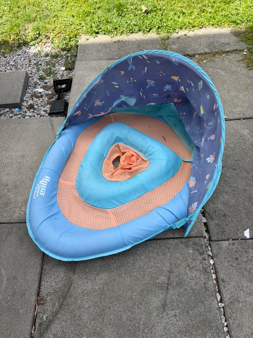 Aqua Swim School Baby Float with Canopy