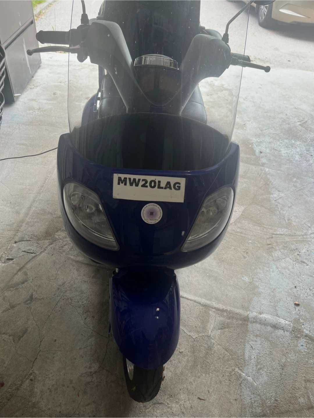 Blue 3-Wheel Mobility Scooter