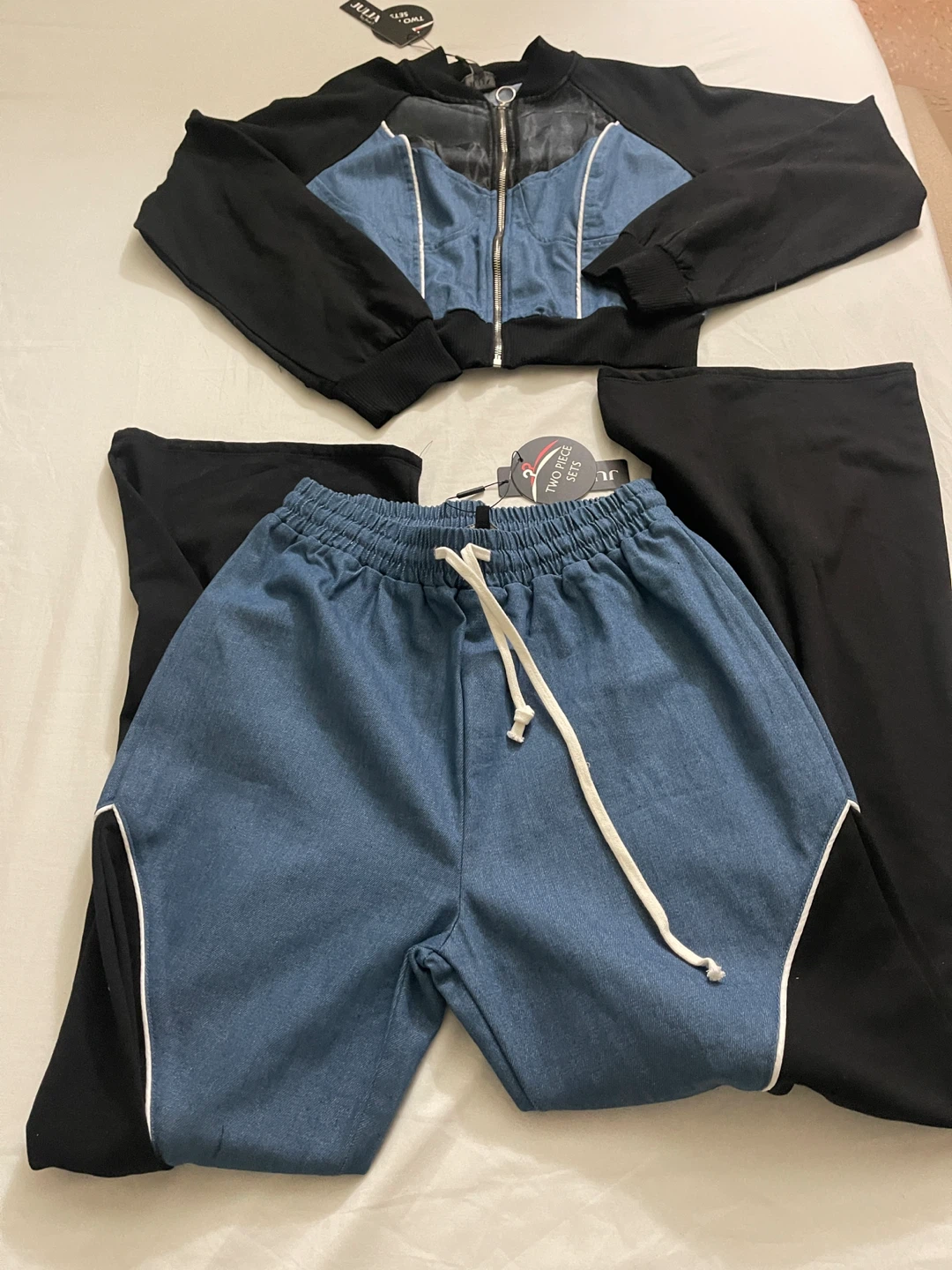 JULIA Two Piece Sets Tracksuit Jacket & Pants Size M - photo 4