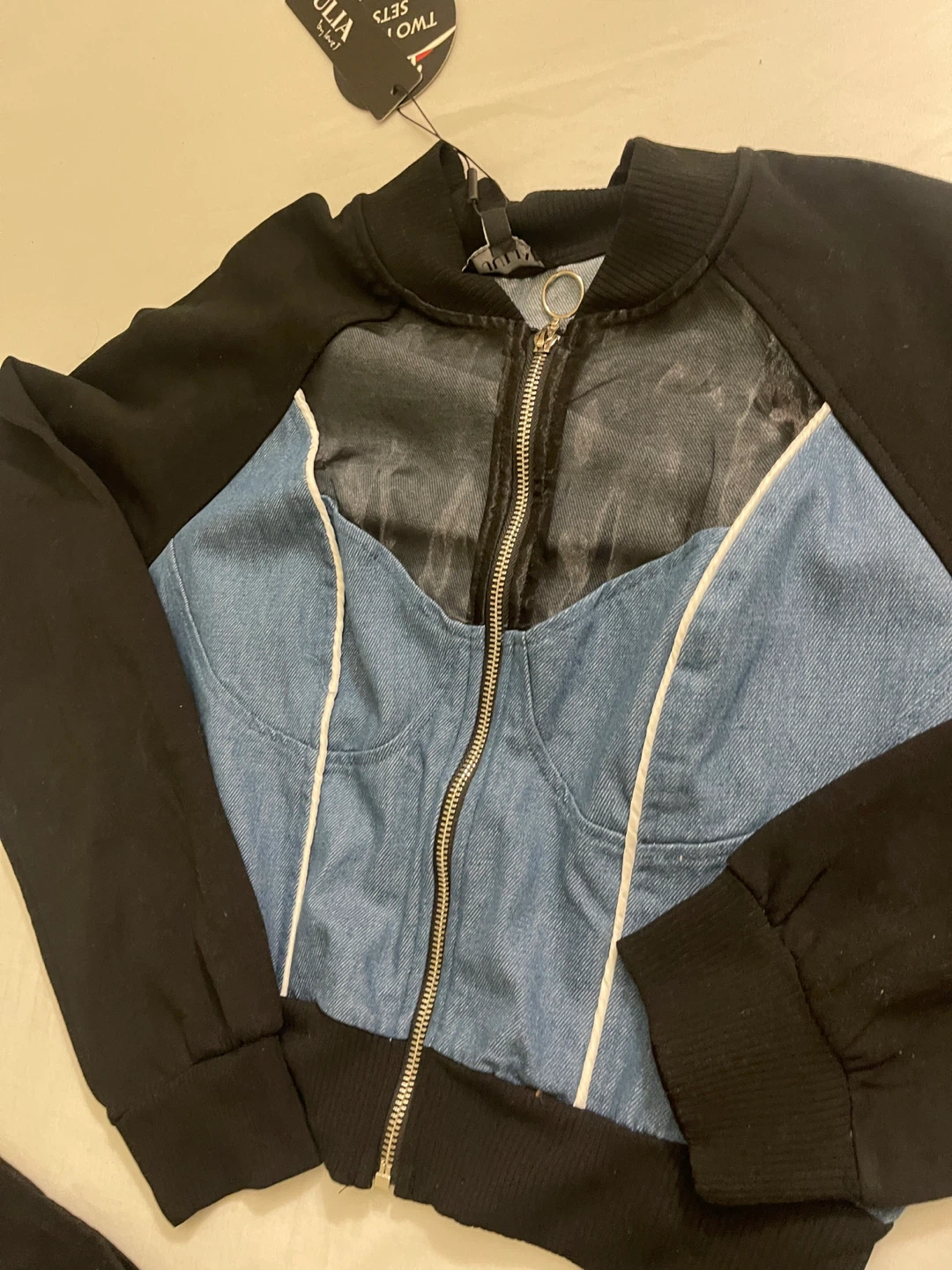 JULIA Two Piece Sets Tracksuit Jacket & Pants Size M - photo 5