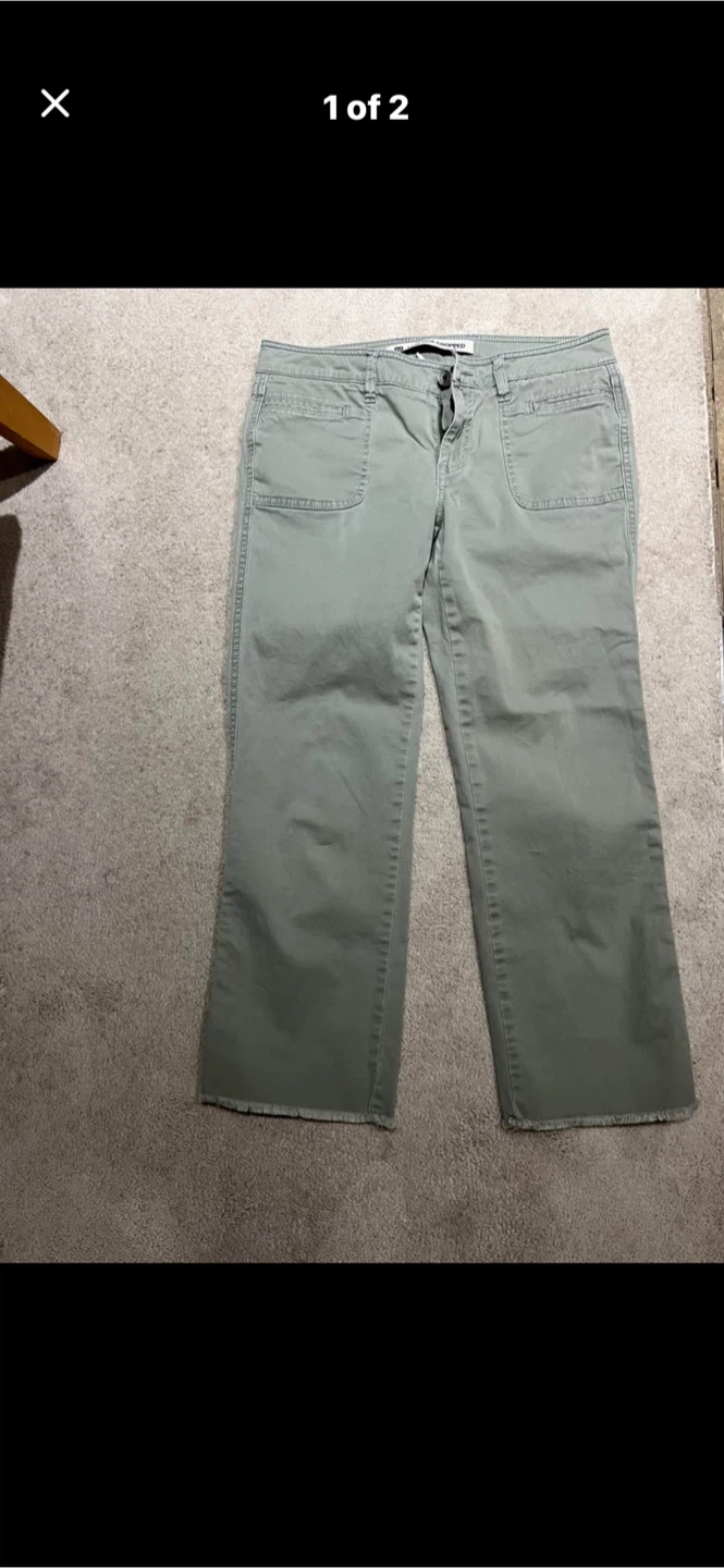 Women's Green Cargo Pants