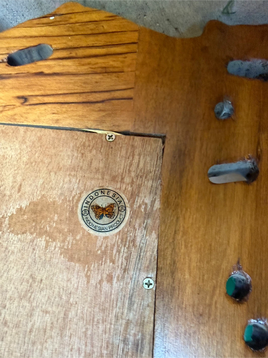 Carved Wood Mirror - photo 3