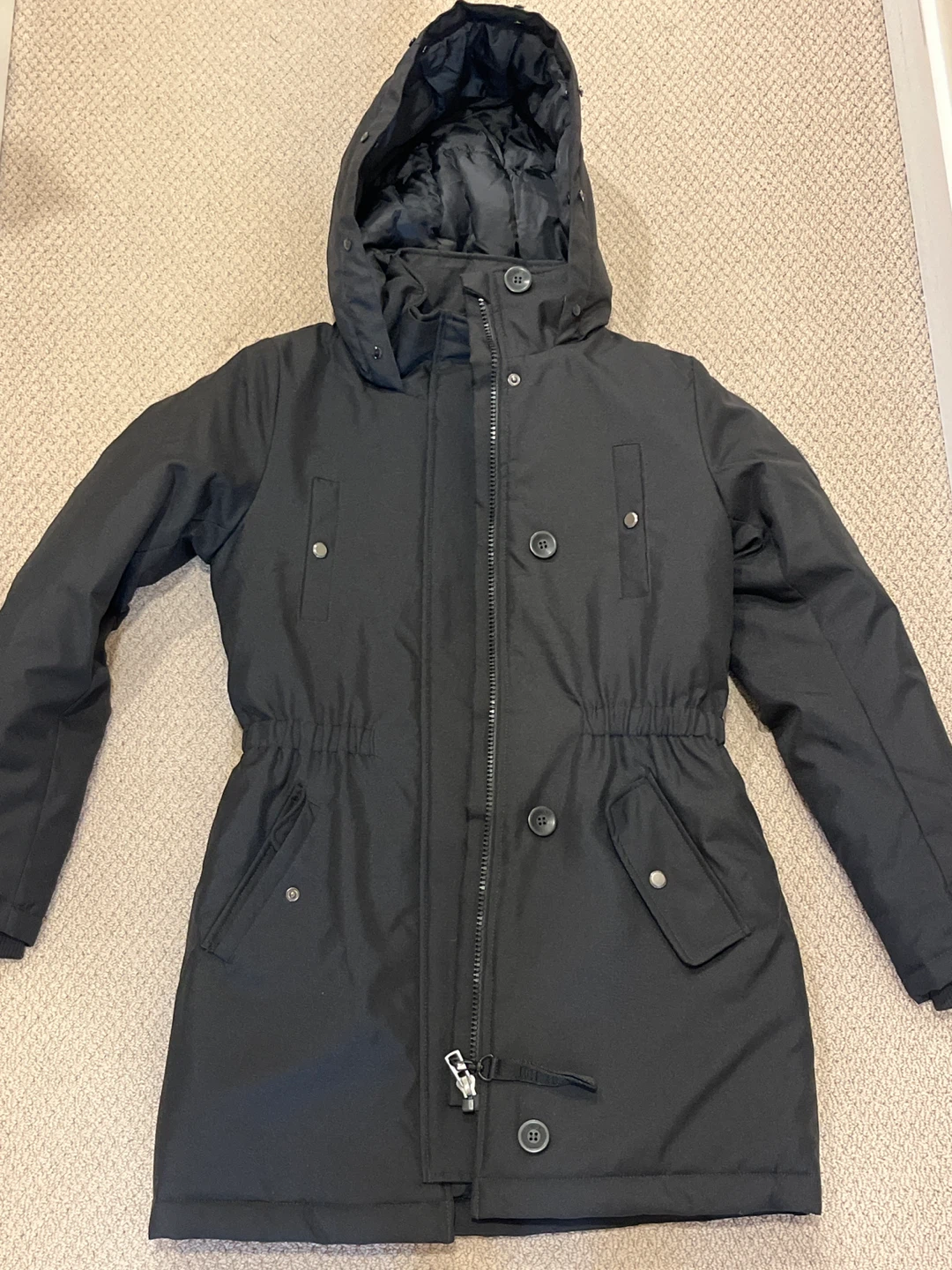 ONLY Black Parka Jacket