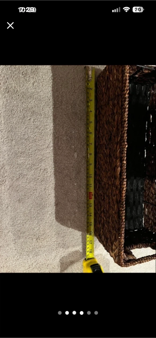 Woven Storage Basket - photo 4