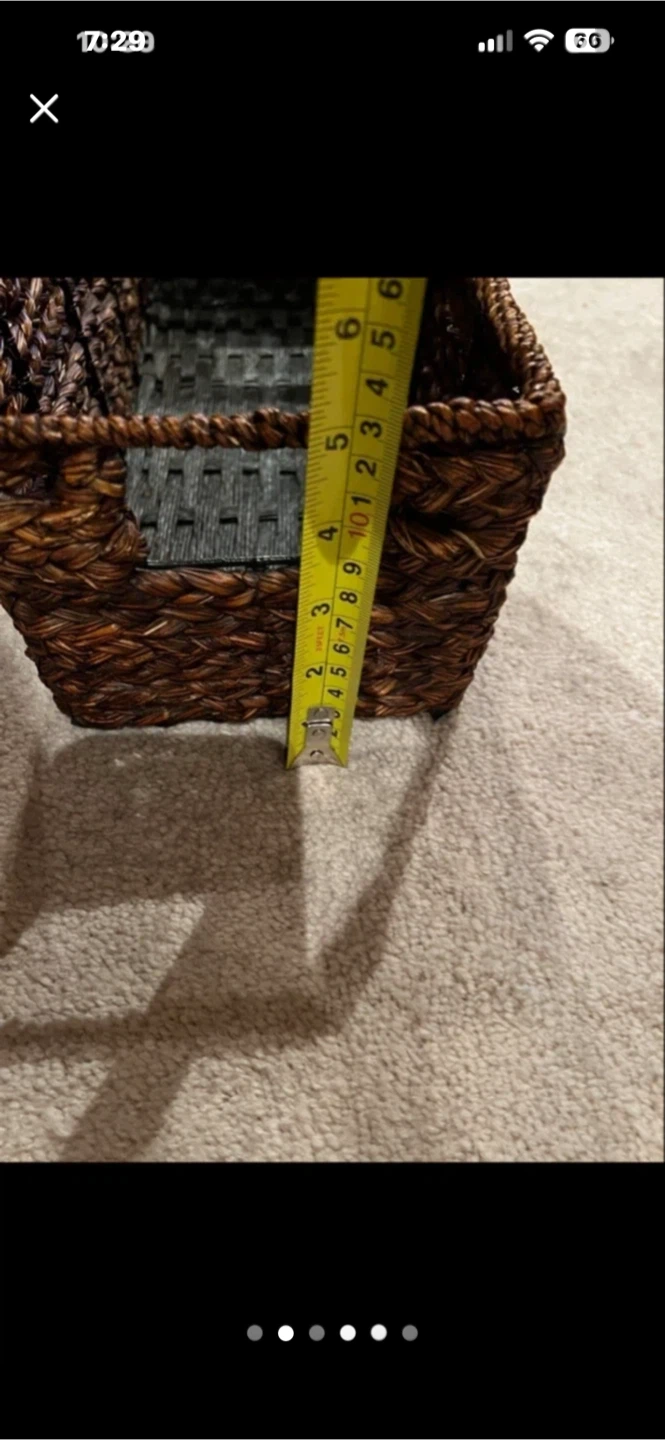 Woven Storage Basket - photo 5