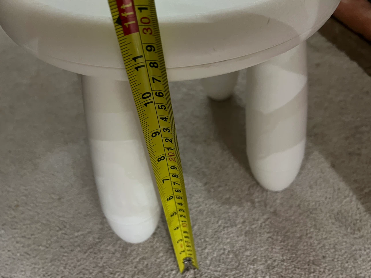 White Kids Stool - photo 5