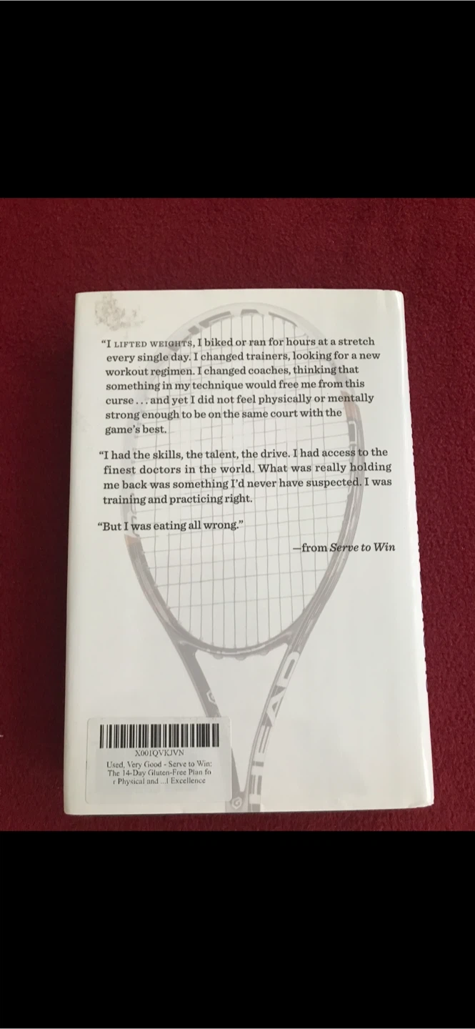 Serve to Win by Novak Djokovic Book - photo 2