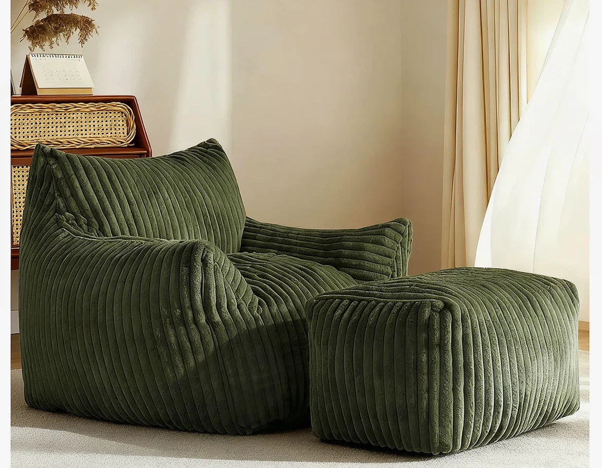 ✨ Brand New Oversized Corduroy Lounge Chair ✨ - photo 2
