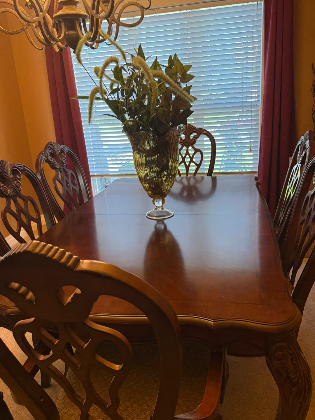 Wooden Dining Table with 6 Chairs - photo 3