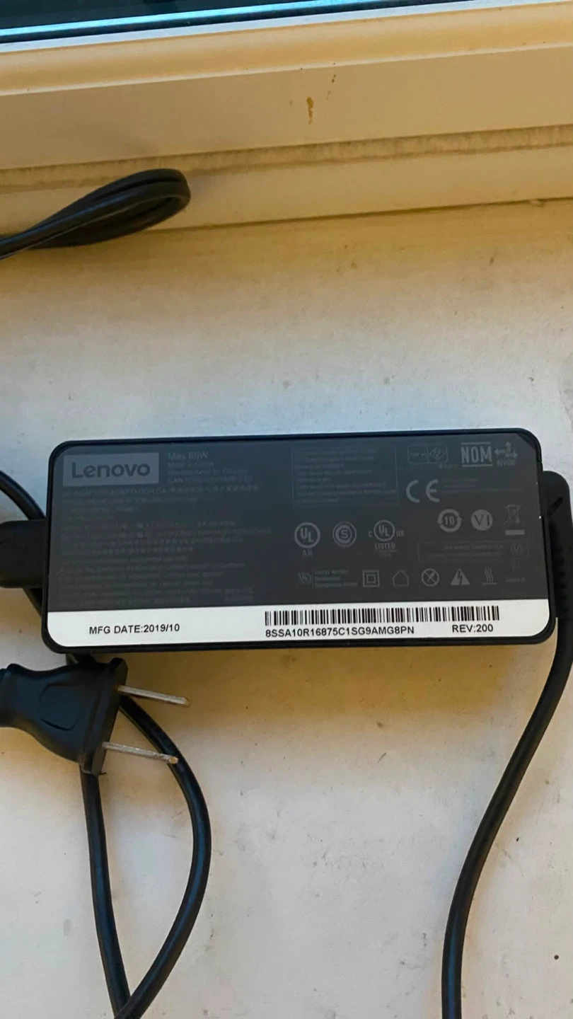 Lenovo Laptop Charger 65W