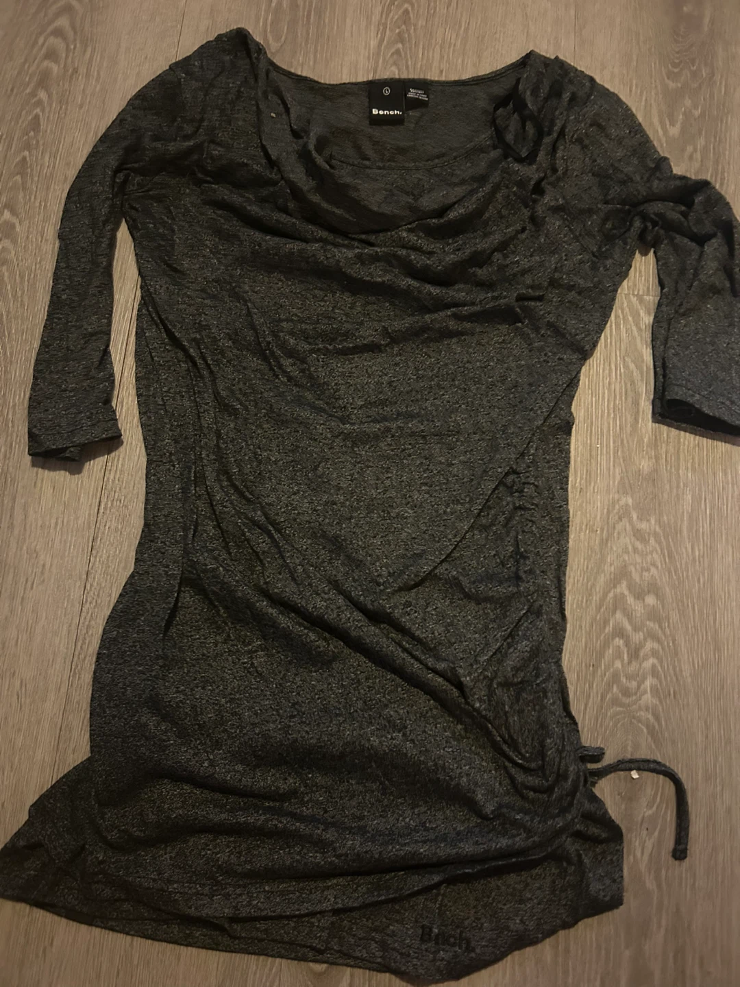 Bench Dark Grey Ruched Tunic Top