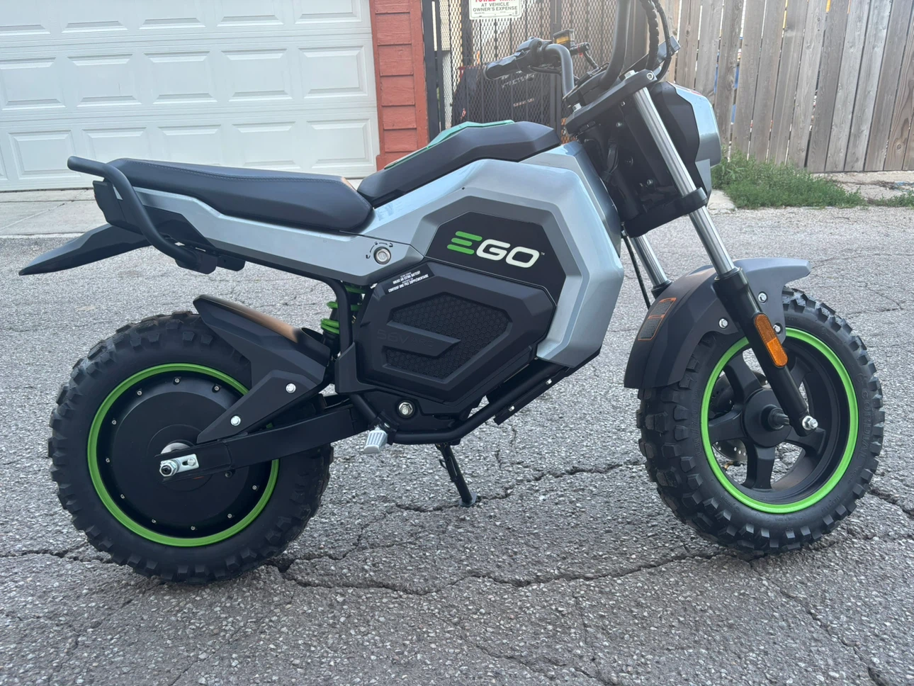 EGO Electric Motorcycle with Dual Batteries