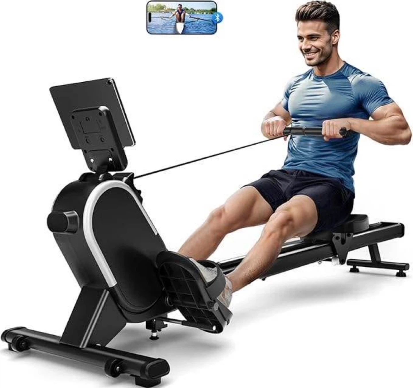 MOSUNY Magnetic Rowing Machine - photo 3