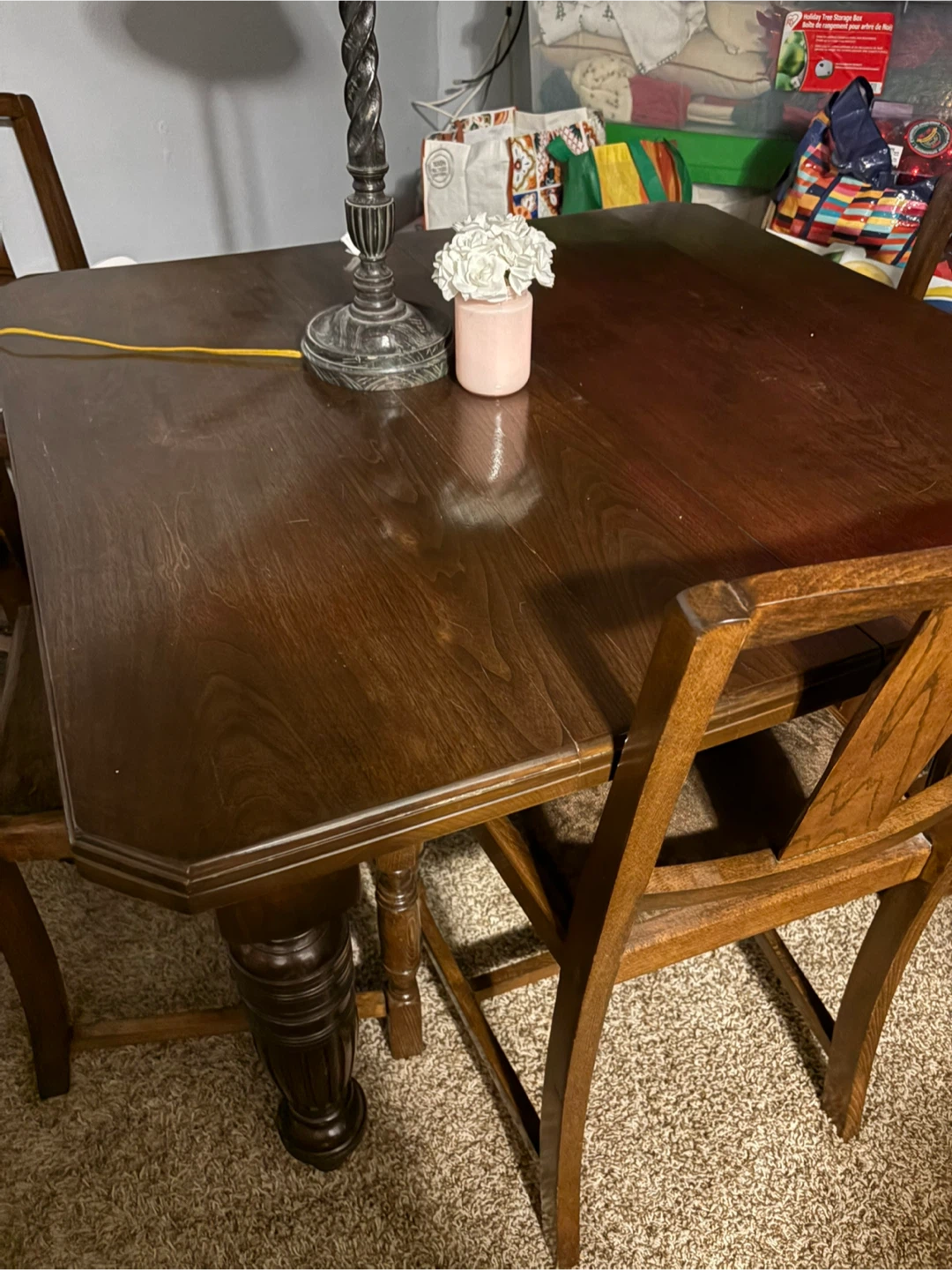 Antique table beautifully cared for - photo 5