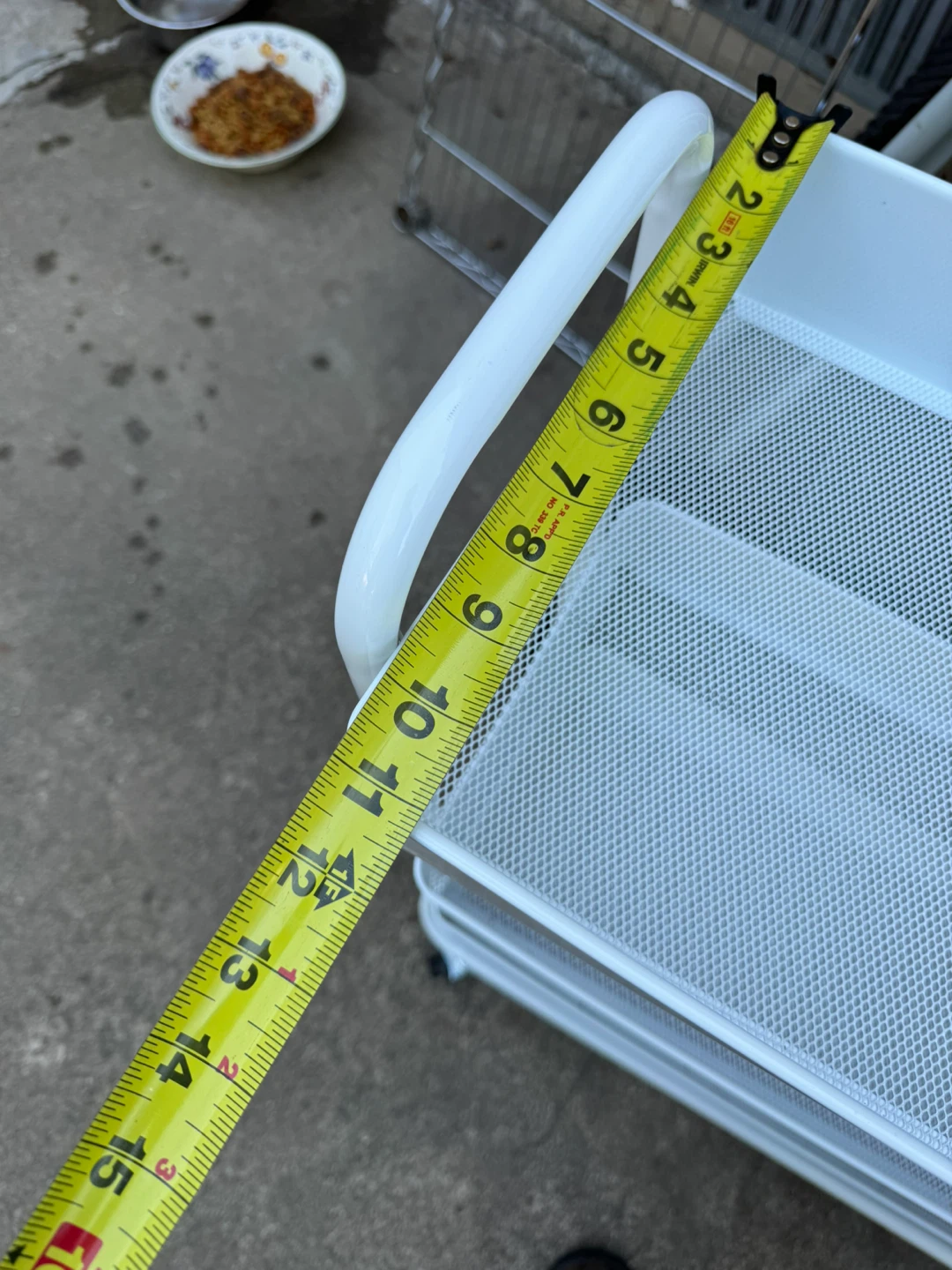 White 3-Tier Rolling Utility Cart - photo 4