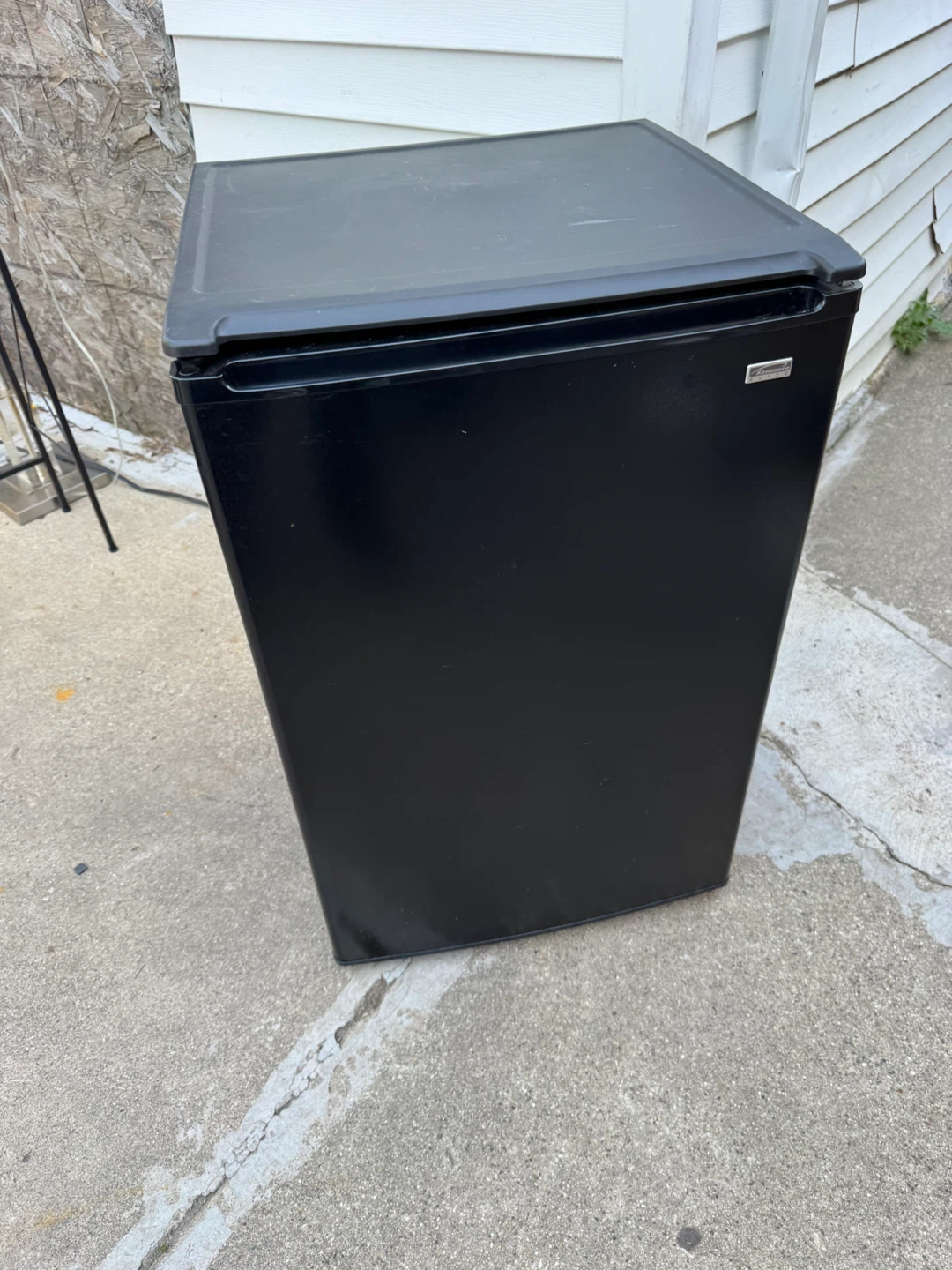 Black Compact Refrigerator
