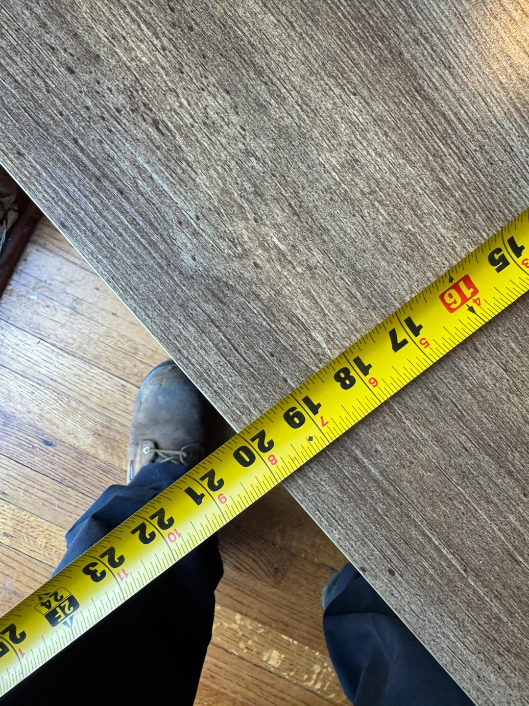 Wood and Metal End Table - photo 4