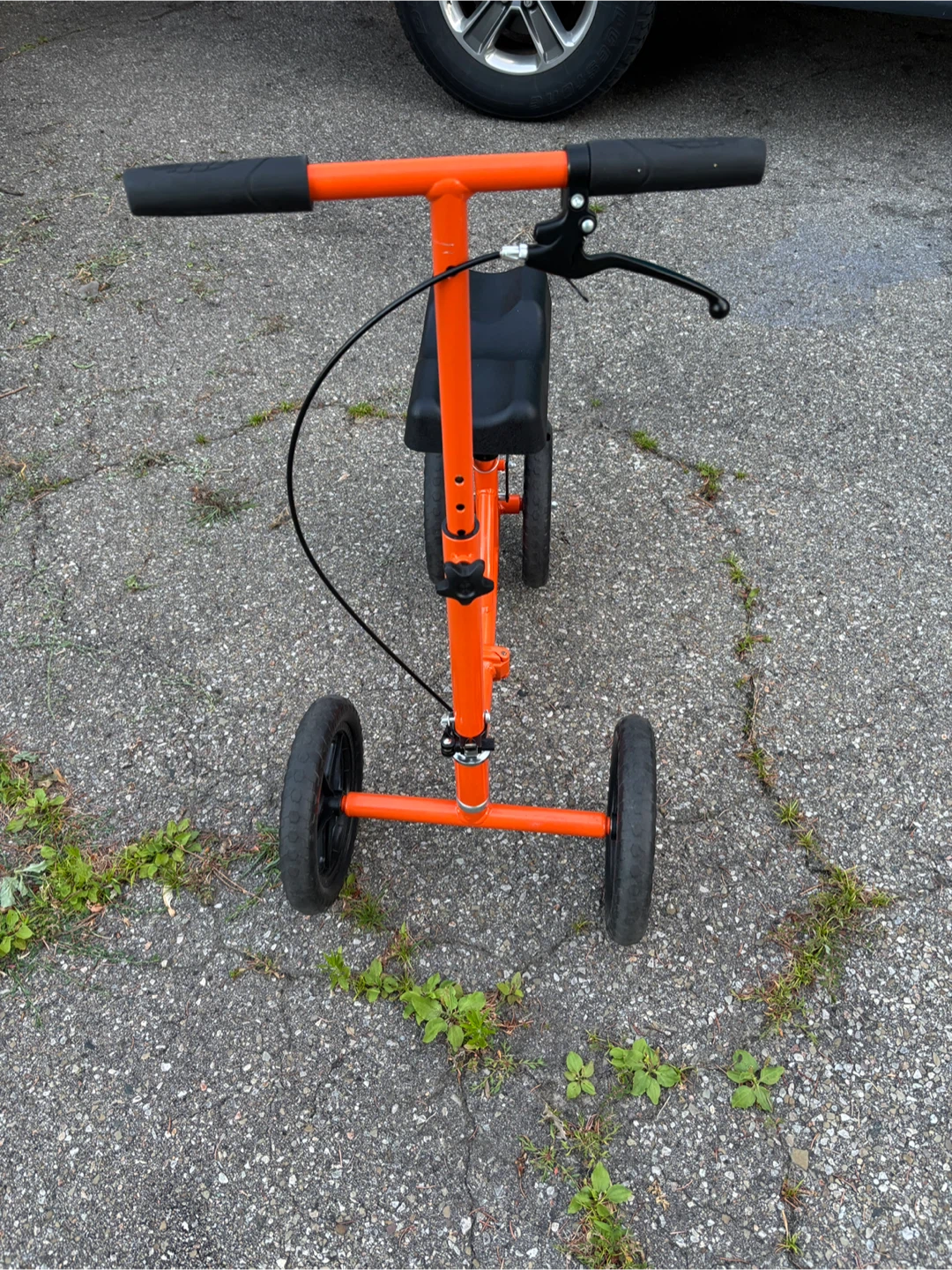 Orange 4-Wheel Knee Scooter Walker - photo 2