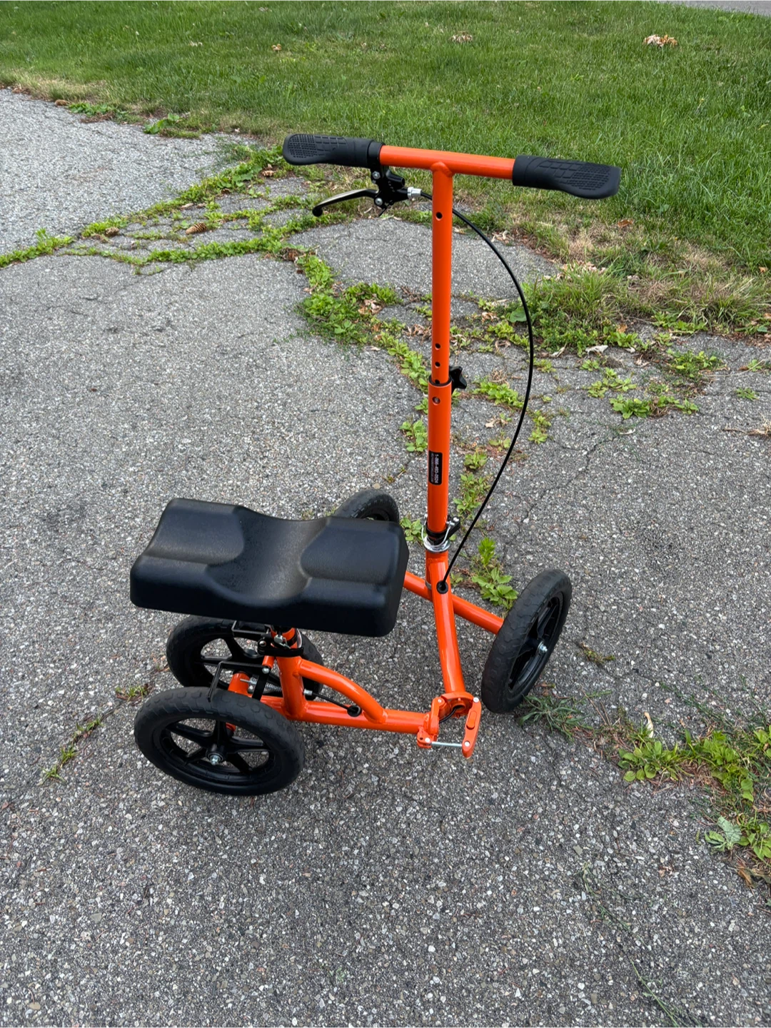 Orange 4-Wheel Knee Scooter Walker - photo 4