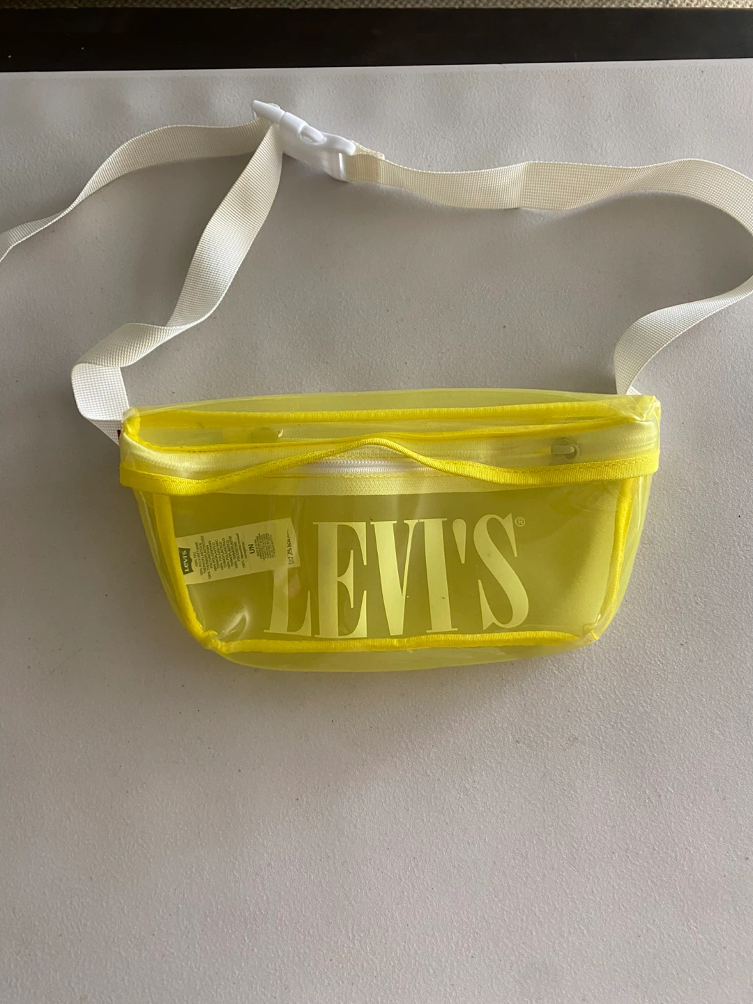 Levi's Yellow Clear Fanny Pack