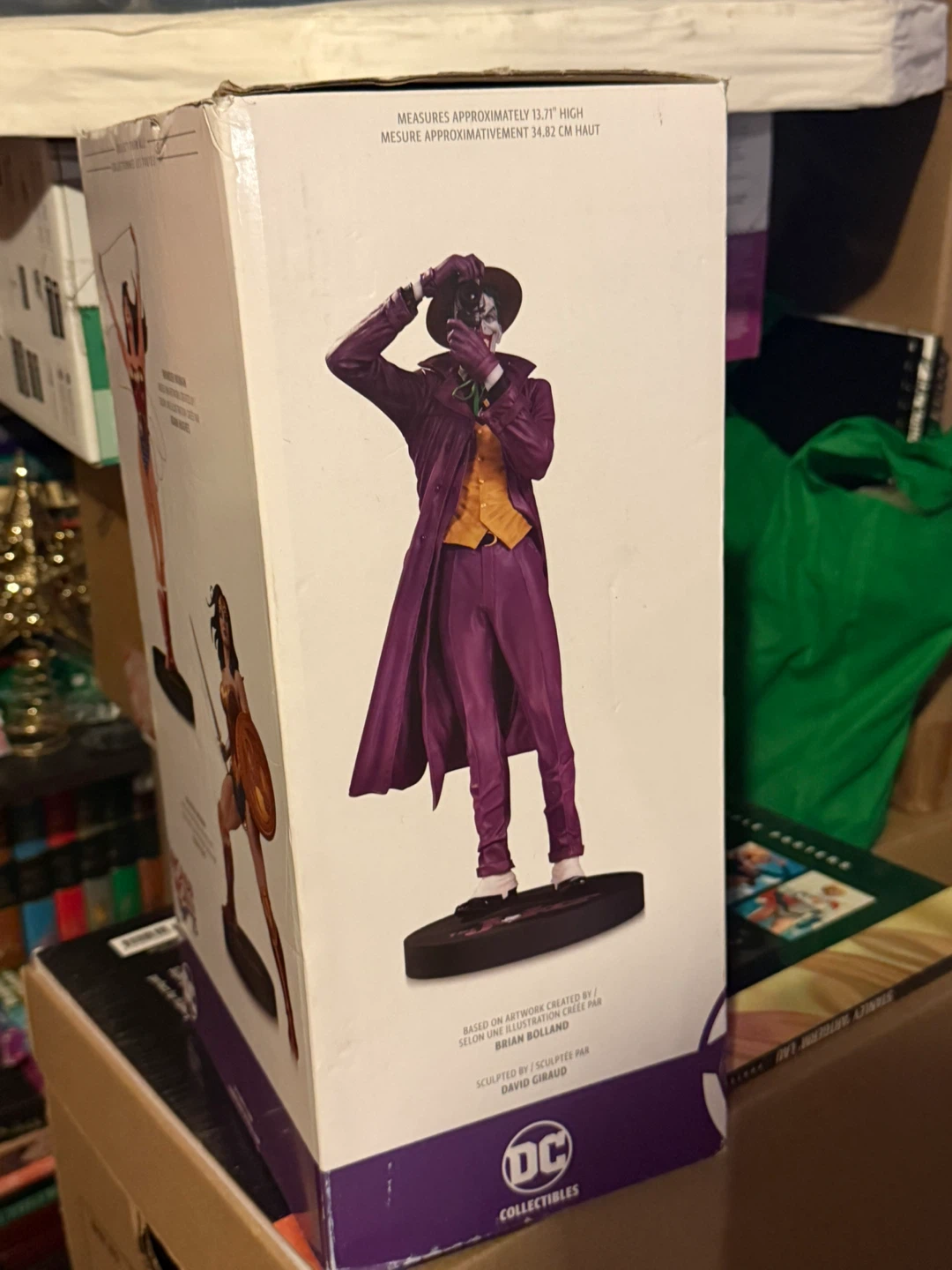 DC Collectibles Designer Series The Joker Brian Bolland Statue - photo 2