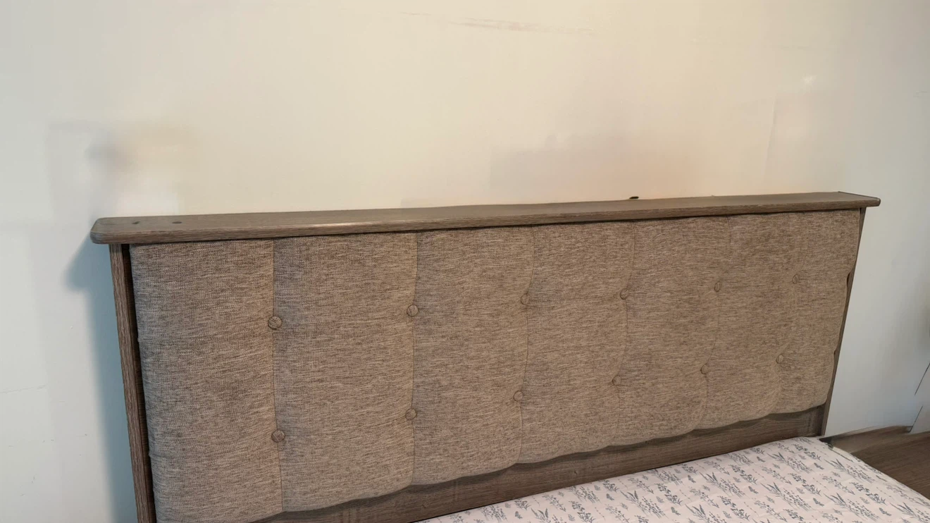 Queen Storage Bed + Headboard, Nightstands & Mattresses - photo 5