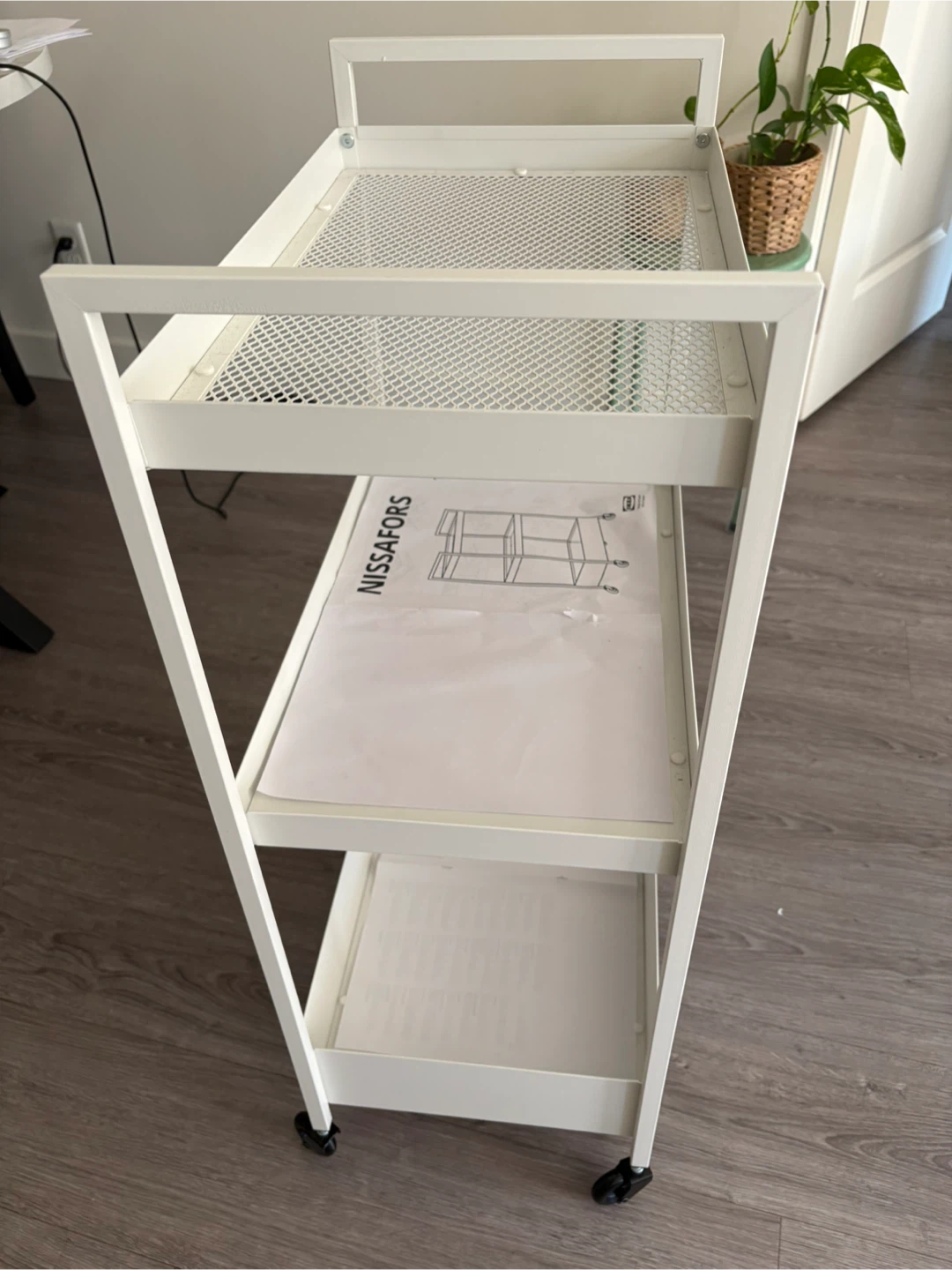 IKEA NISSAFORS rolling cart