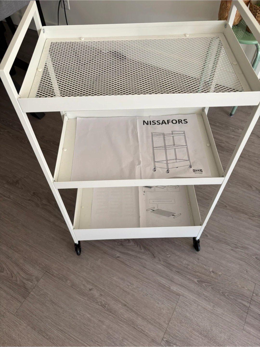 IKEA NISSAFORS rolling cart - photo 2