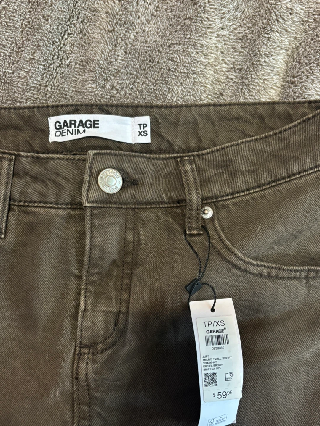 Garage Denim Micro Twill Skirt - XS - photo 3