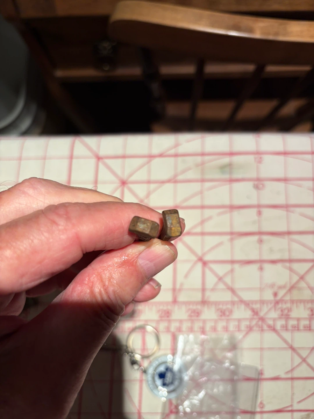 6 Rustic Antique  Hand Forged MUSTAD Horseshoe Nails ! - photo 5