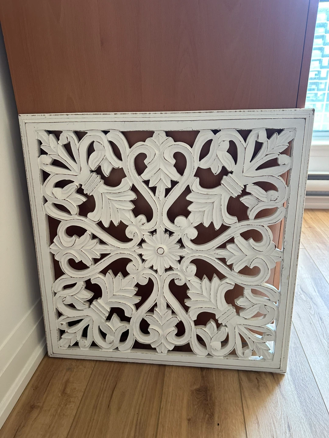 Carved Wood Wall Panel