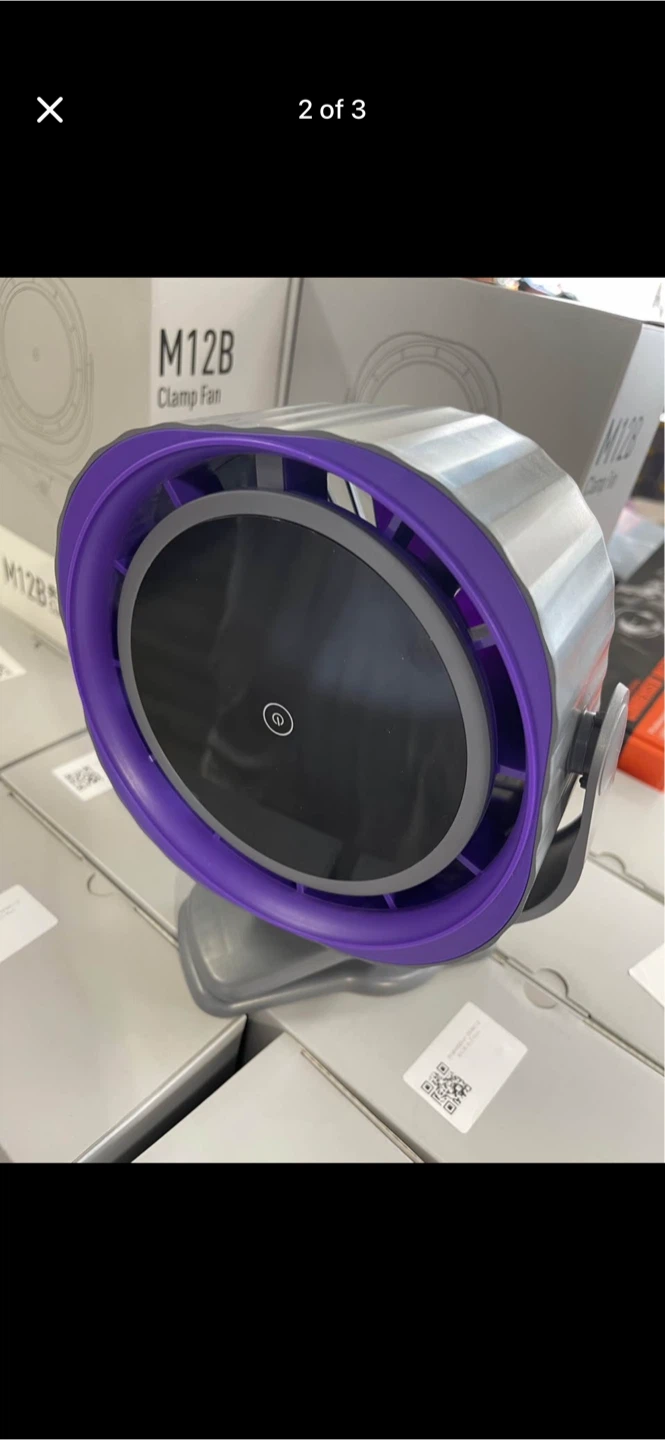M12B Clamp Fan - Purple