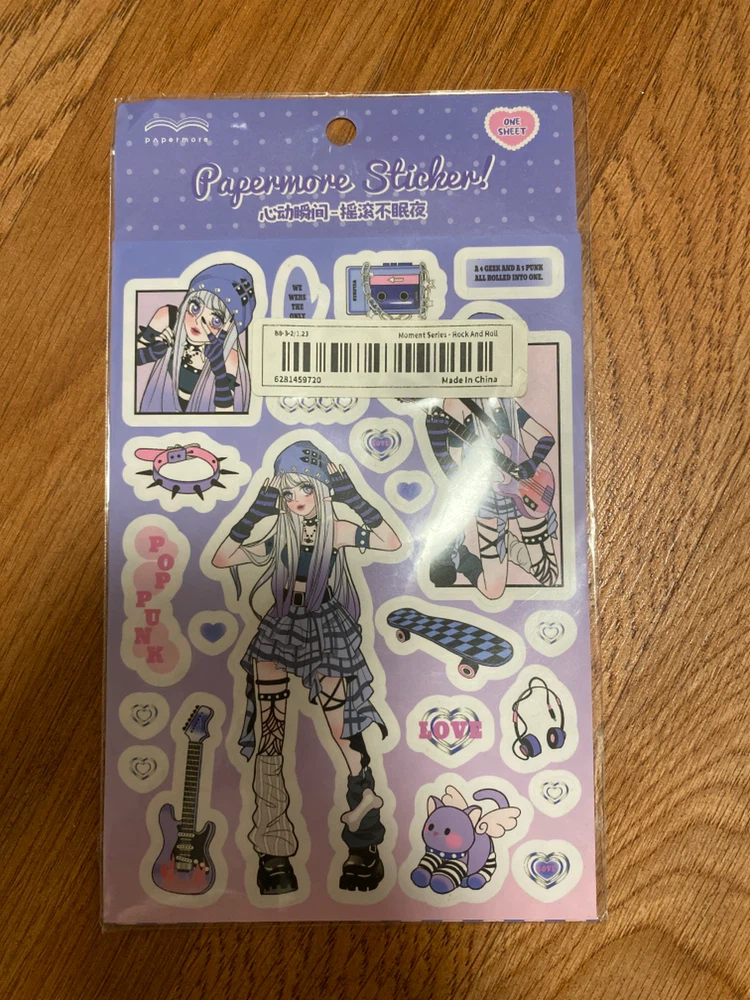 Papermore Sticker Sheet - Moment Series: Rock and Roll