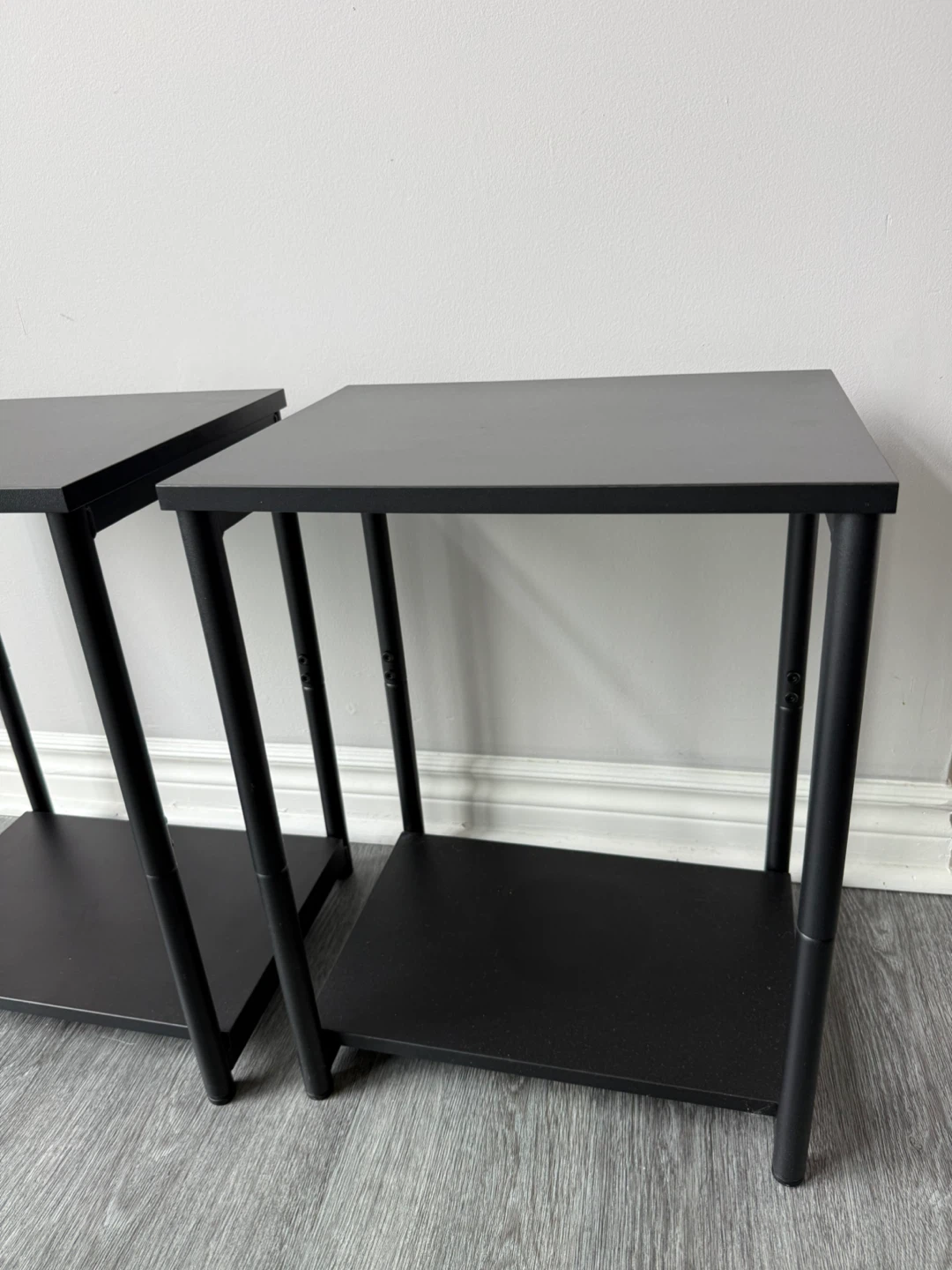 Set of 2 Black Side Tables/End Tables — Moving Sale - photo 2