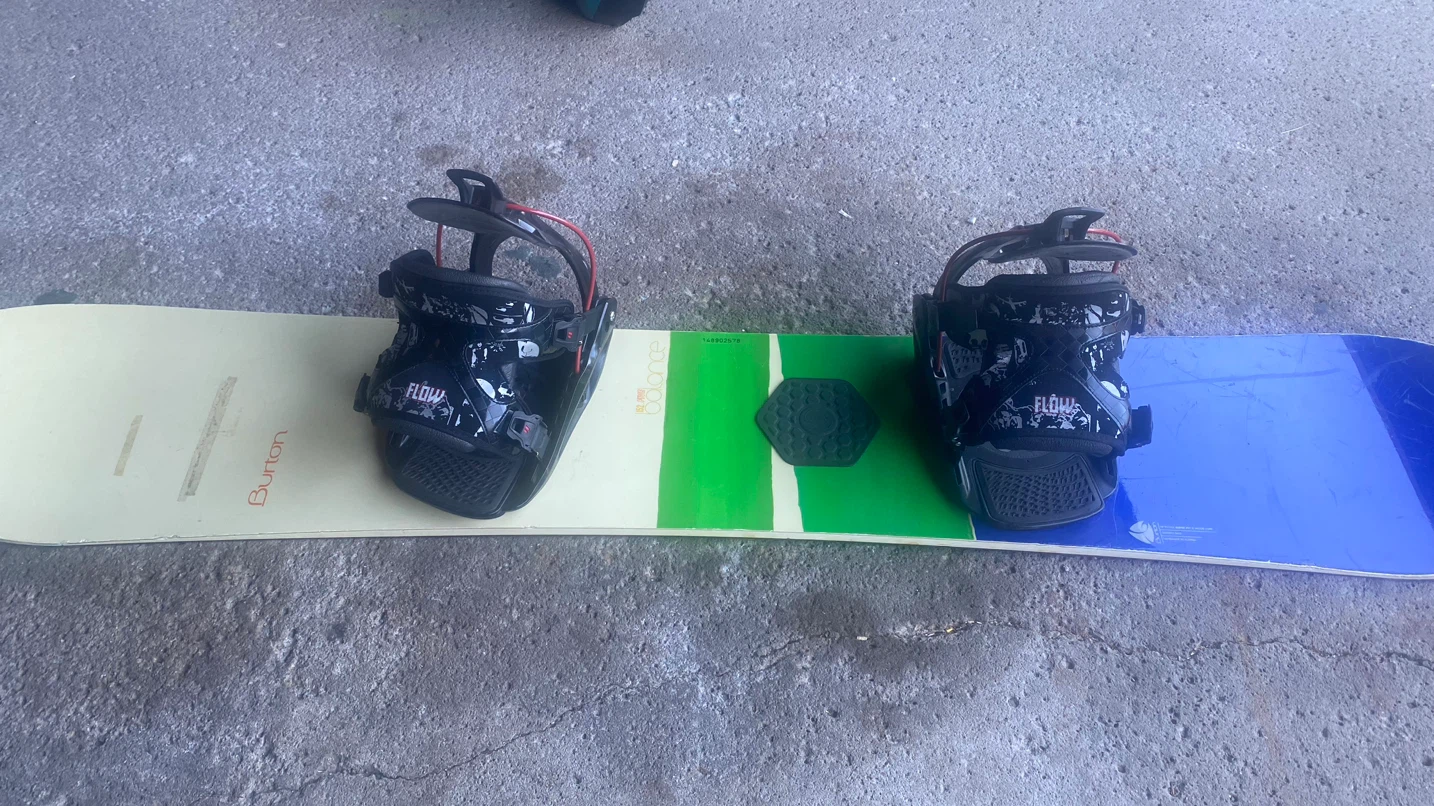 Burton Snowboard with Bindings - Size 152