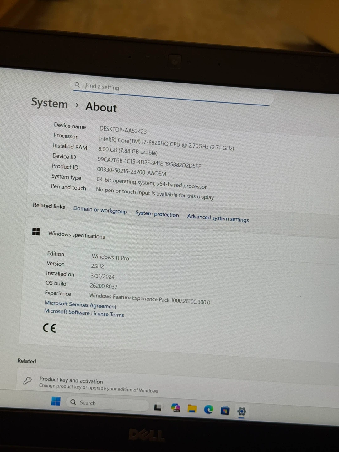 Dell Latitude 7370 Laptop i7 6th Generation windows 11 pro - photo 4