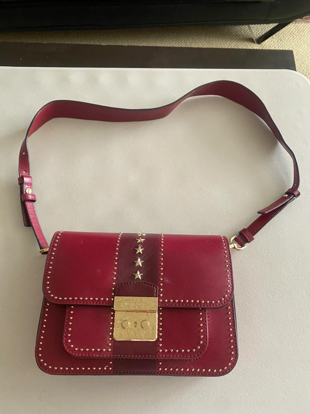 Michael Kors Studded Star Shoulder Bag