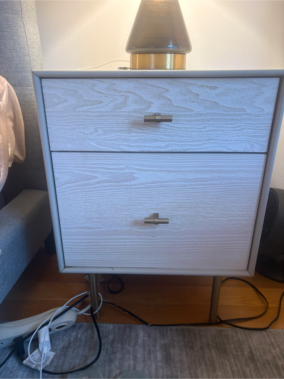 West Elm Two-Drawer Nightstand set of Two - photo 2
