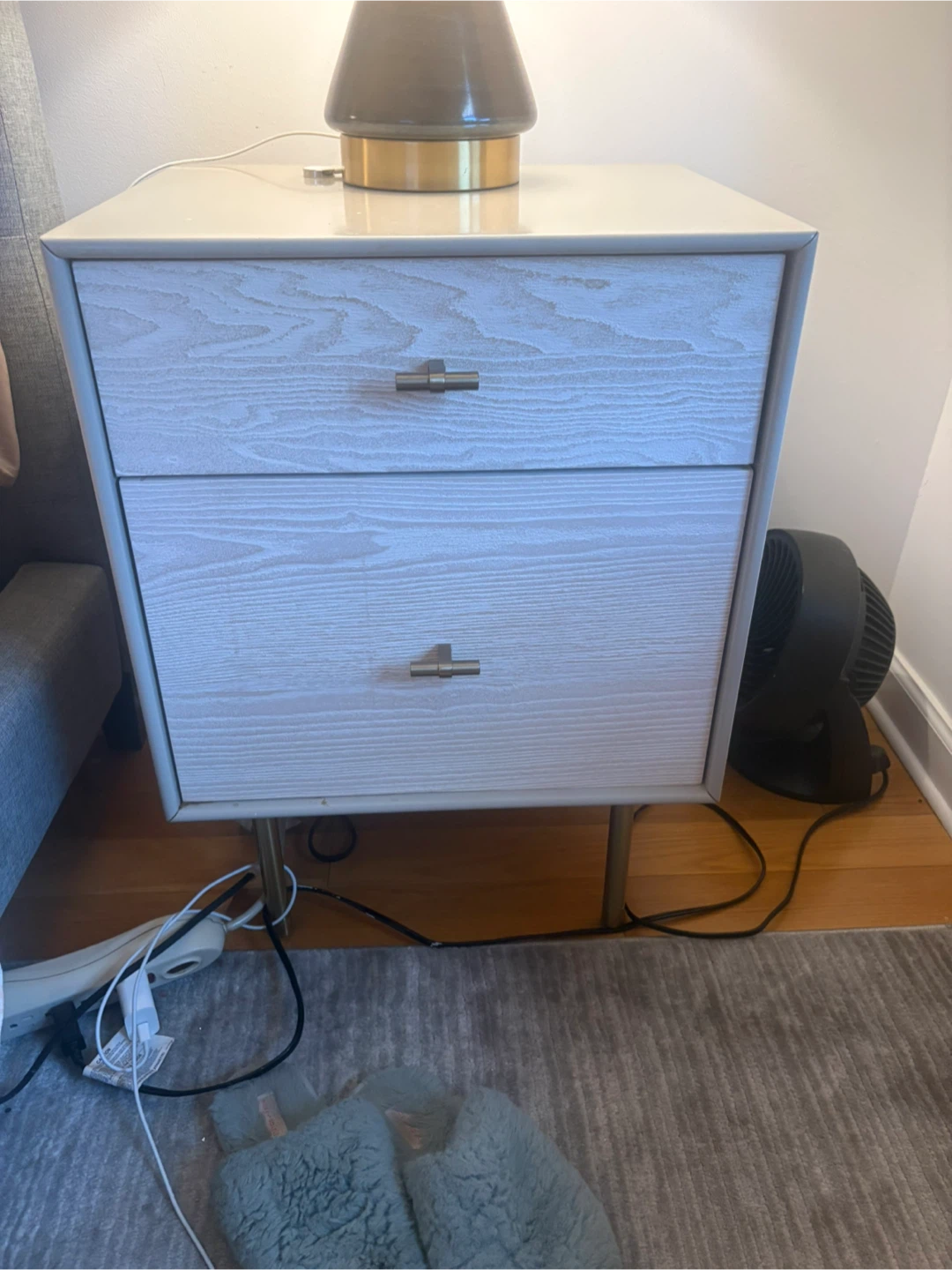 West Elm Two-Drawer Nightstand set of Two - photo 3