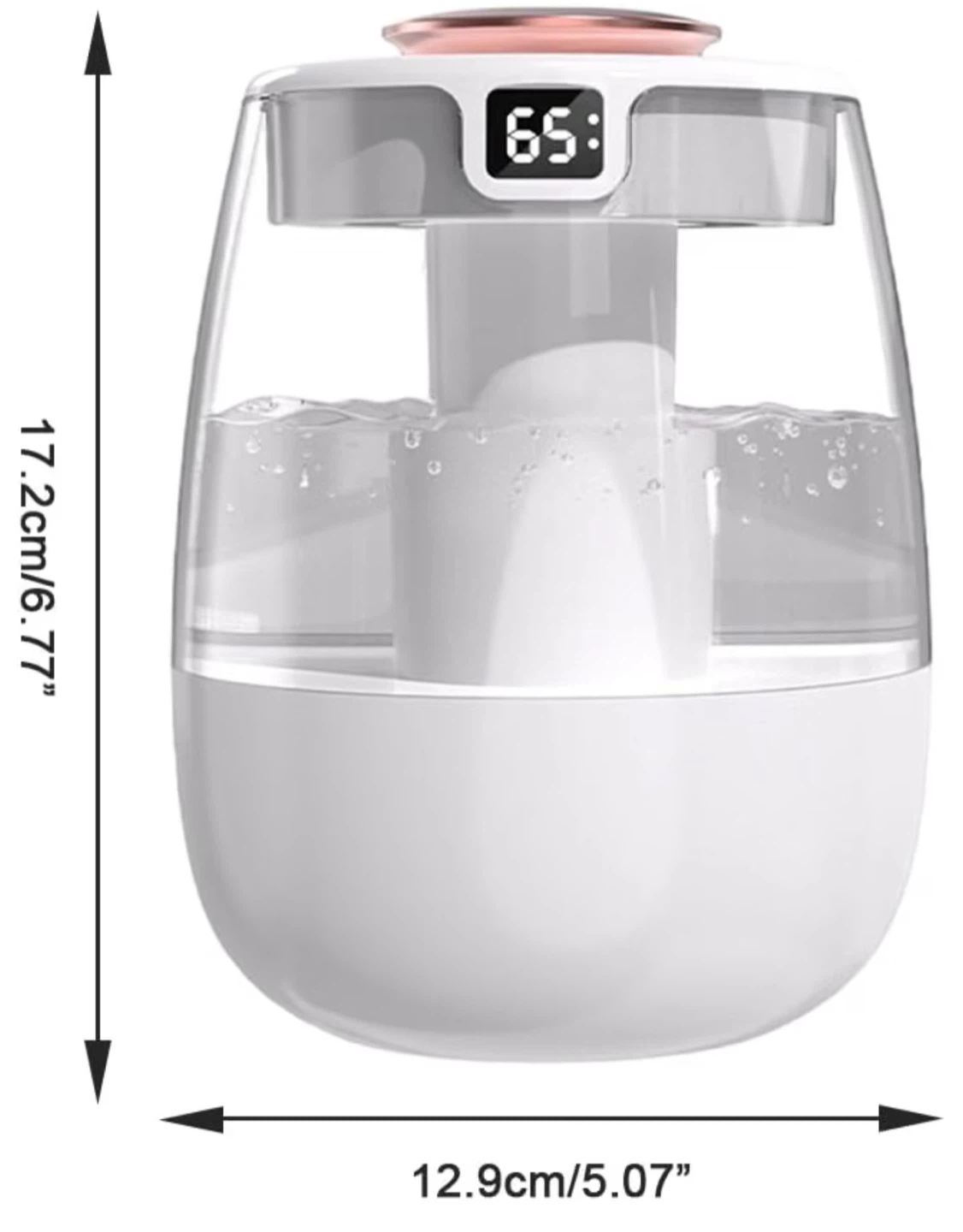 White Mini Mist Humidifier – Double Spray - photo 5