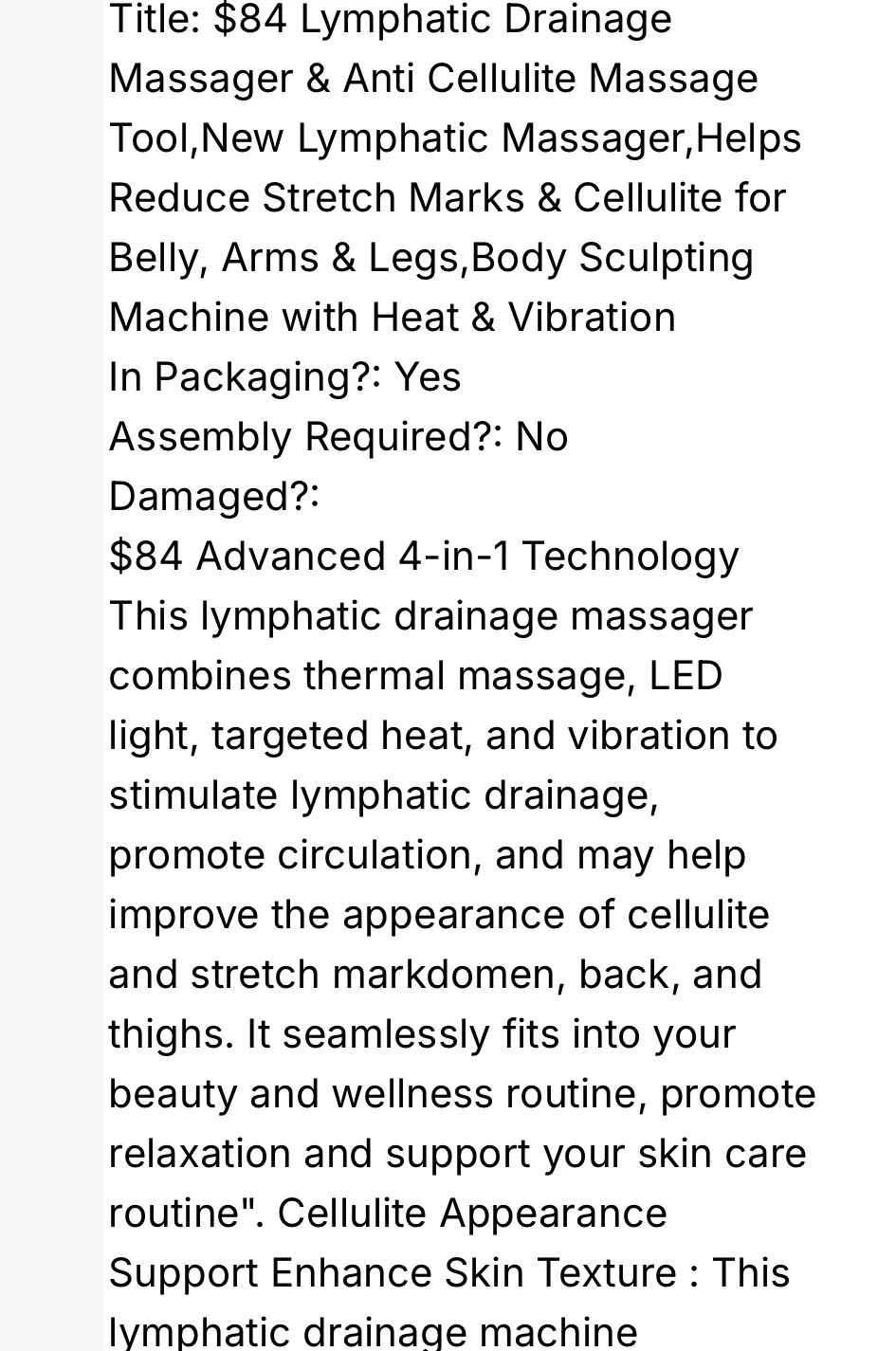 Multi Functional Electric Massage Brush - photo 3