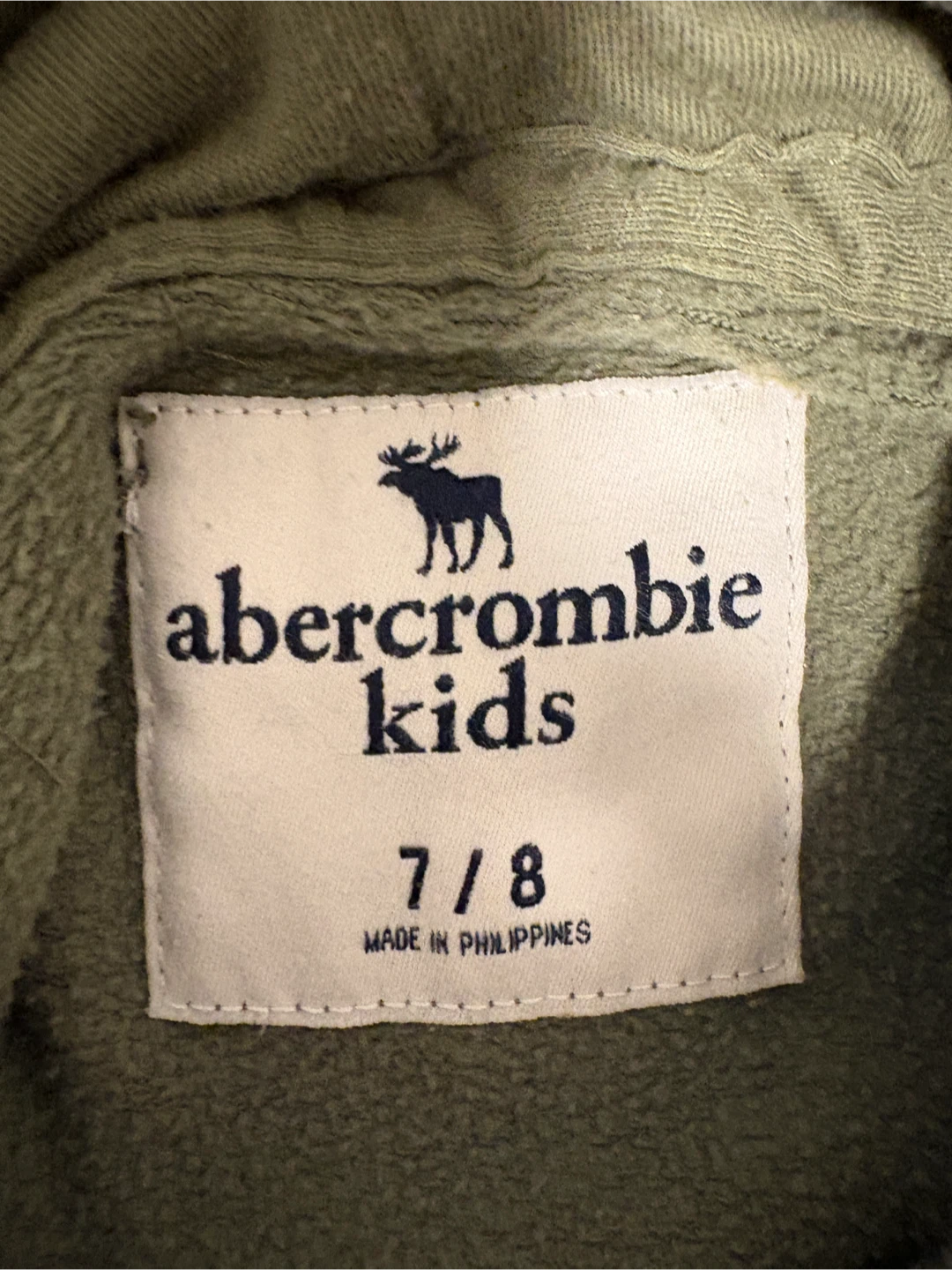abercrombie kids Green Camo Hoodie & Joggers Set Kids Size 7/8 - photo 2