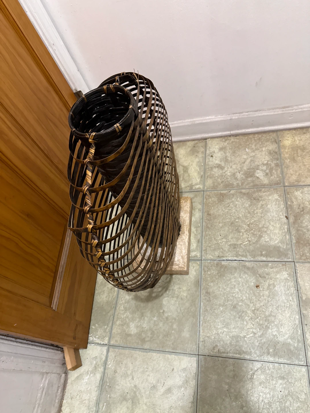 Large Woven Basket Lantern Shade - photo 3