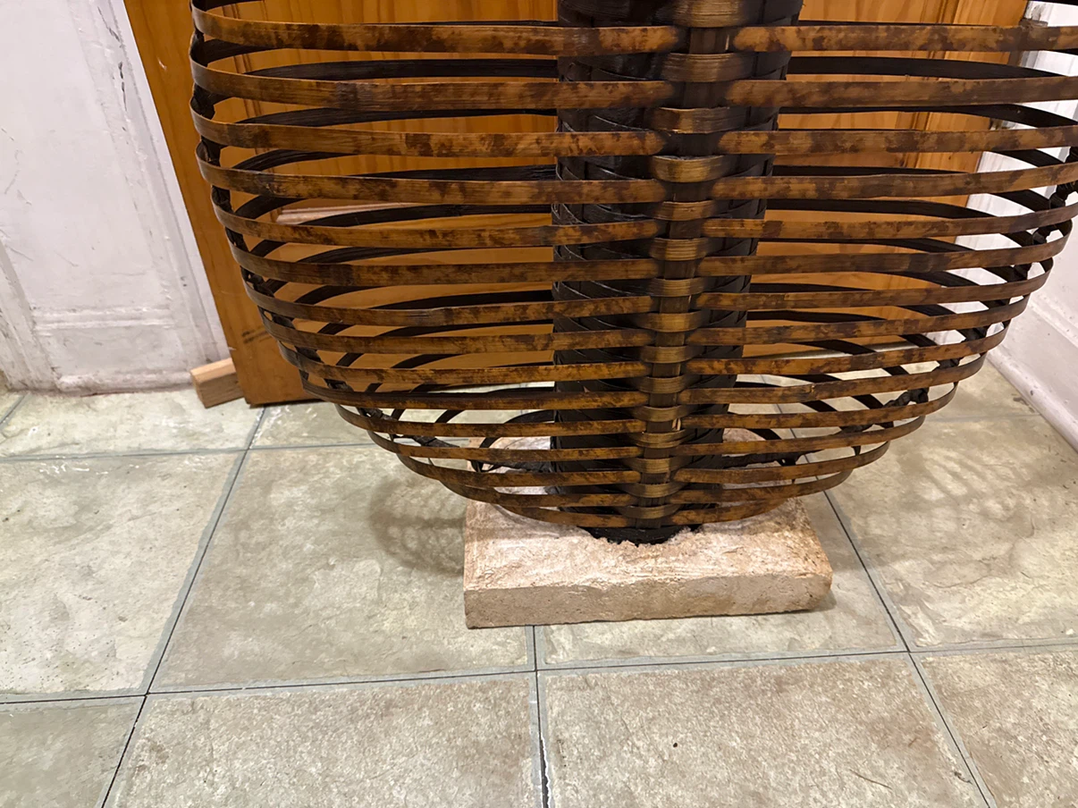 Large Woven Basket Lantern Shade - photo 4