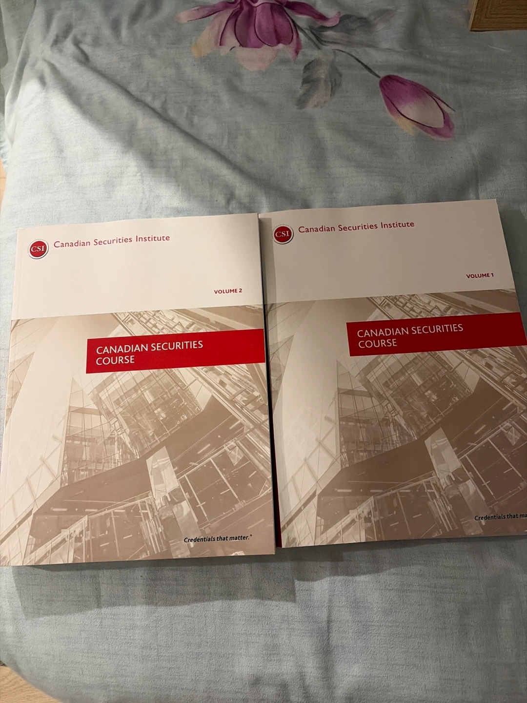 Canadian Securities Course Books - Volumes 1 & 2